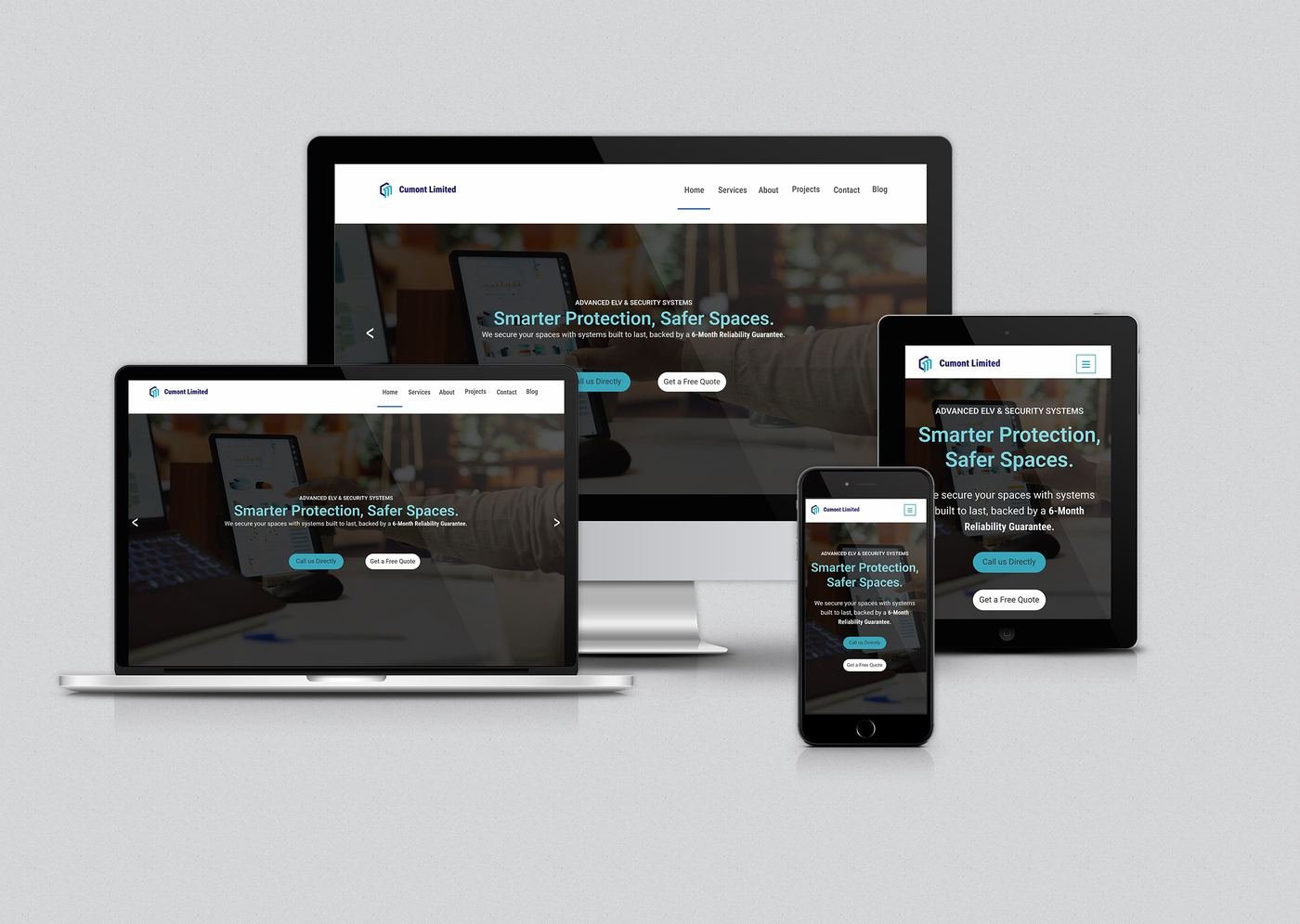 Cumont Limited website design
